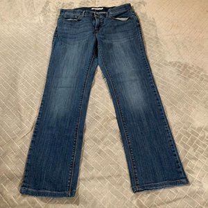 Levis Womens 10 Denim Jeans Blue 525 Perfect Waist Straight Mid Rise Stretch